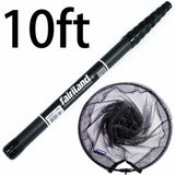 Telescopic Fishing Landing Net 7'/8'/9'/10'/11' with High Carbon Pole