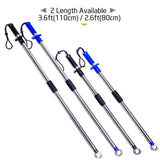 110cm Boat Fish Lip Gripper Stainless Steel Fish Grabber Bearing 300lb+