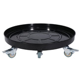 CaddyPro 20" Plant Caddy with Wheels – Sturdy Holder with Easy Assembly Tray for Pots, Ideal Indoors or Outdoors, Matte Black