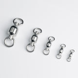 Stainless Steel Ball Bearing Swivel with Solid Split Ring 1#/3#/5#/7#/9# Line Hook Connector Clip