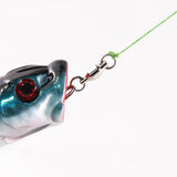 Stainless Steel Ball Bearing Swivel with Solid Split Ring 1#/3#/5#/7#/9# Line Hook Connector Clip