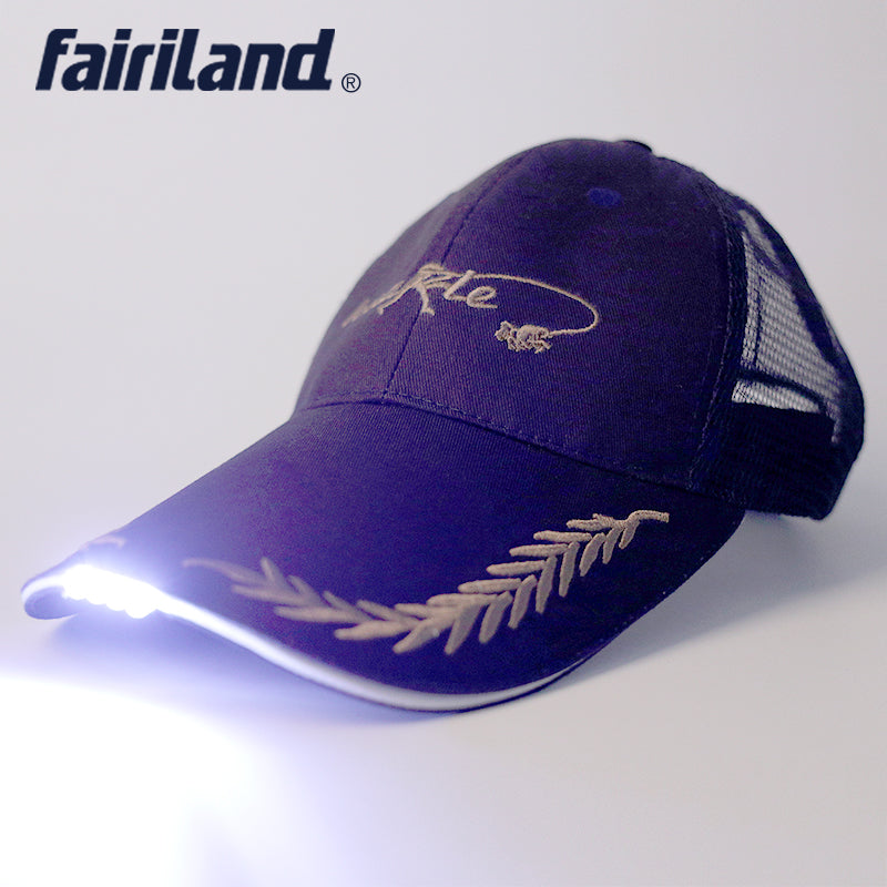 Cotton with Breathable Mesh 4LED Lights Baseball Cap Outdoor Night Rea –  Fairiland Outdoor Technology