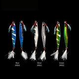 Lead Bait Jig Lure 14g/21g/28g with Head Hook and Rear Hook 6pcs/lot 3 Color Even Mixed