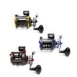 Drum Trolling Reel with Digital Counter LEFT/RIGHT HAND 12-18Kg Drag Power