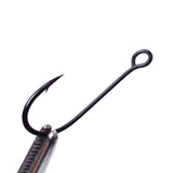 10pcs Teflon Coated Straight-shank Hook FH18SS2 Soft Worm Holder Barbed Carp Fishing Hook 2/4/6/8/10
