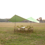 5*5*2.5m Large Camping Sun Shelter Waterproof Beach Tarp Tent Portable Canopy Awning Sunshade-USA