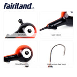 10pcs Jig Head Fishing Hook High Carbon Steel 3.5/7/10.5/14g Multicolour Lead Baits Hard Lures