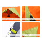 2-3 Person Outdoor Ultra-light Camping Tent Mosquito Mesh Waterproof Double Layers Aluminum Pole