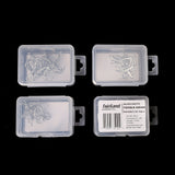 10pcs Flattened Treble Hook 2/4/6/8# Silver Matte Finish High Carbon Steel Sea Fishing Barbed Hooks