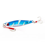 Lead Bait Jig Lure 14g/21g/28g with Head Hook and Rear Hook 6pcs/lot 3 Color Even Mixed