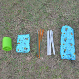 80kg Bearing Weight Kids Portable Folding Camping Bed Cot Sleeping Outdoor Mat Oxford Cloth