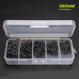 250pcs Barbed Fishing Hook Carp Hook High Carbon Steel Fishhook TFSH-G