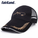 Cotton with Breathable Mesh 4LED Lights Baseball Cap Outdoor Night Reading Jogging Fishing Hat