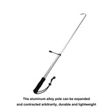120cm Retractable Telescopic Sea Fishing Gaff Stainless Steel Sharp Spear Hook Aluminum Body