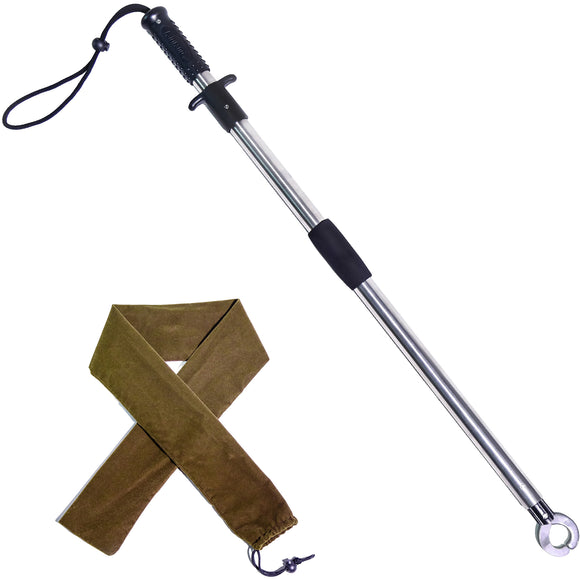 80cm/31.5in Fish Lip Gripper Fishing Grabber for Big Game and Sharp Species Landing Fish Tools