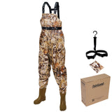 RIVERON Series Camo Fishing Waders Breathable Chest Waders Boot Foot Waders 41-46# FA25WD1