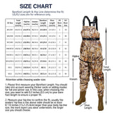 RIVERON Series Camo Fishing Waders Breathable Chest Waders Boot Foot Waders 41-46# FA25WD1