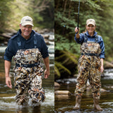 Fishing Waders Breathable Chest Waders Boot Foot Waders 41-46# 203M