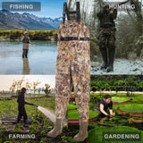 Fishing Waders Breathable Chest Waders Boot Foot Waders 41-46# 203M