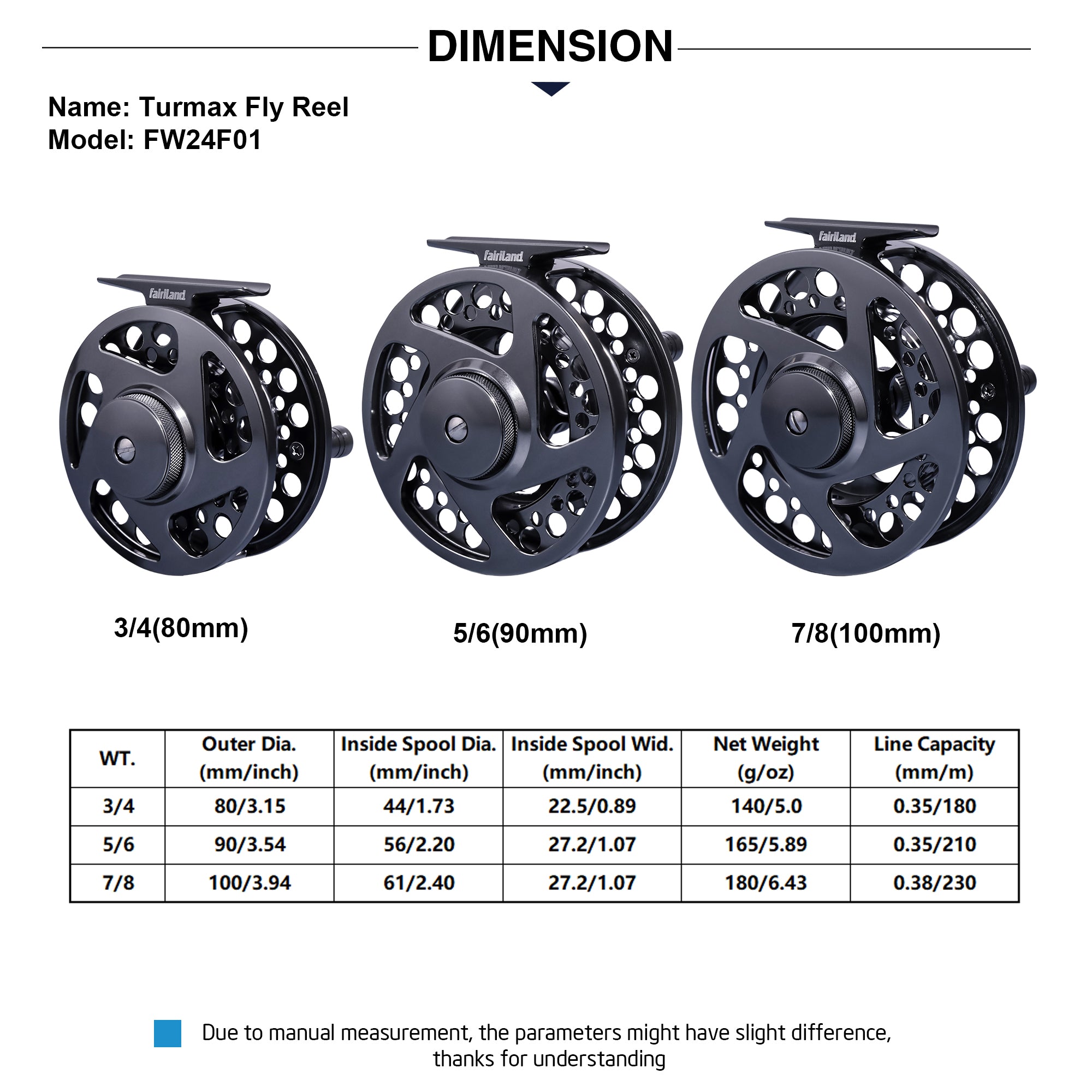 Full Aluminum Fly Reel 3/4 5/6 7/8 Large Arbor Fly Fishing Reel – Fairiland Outdoor Technology