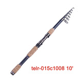 fairiland Carbon Telescopic Fishing Rod - telr-015c Dark Grey
