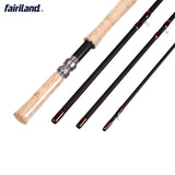 4.2m Fly Fishing Rod 021C9-10/11-12# with 110mm Fly Reel and Spare Spool Combo in a Free Rod Bag-USA