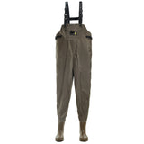 USA Warehoues Chest Wader 210D Nylon Breathable Waterproof Wader Boots Pants Fly Fishing Clothes