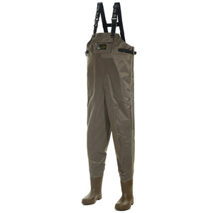 USA Warehoues Chest Wader 210D Nylon Breathable Waterproof Wader Boots Pants Fly Fishing Clothes