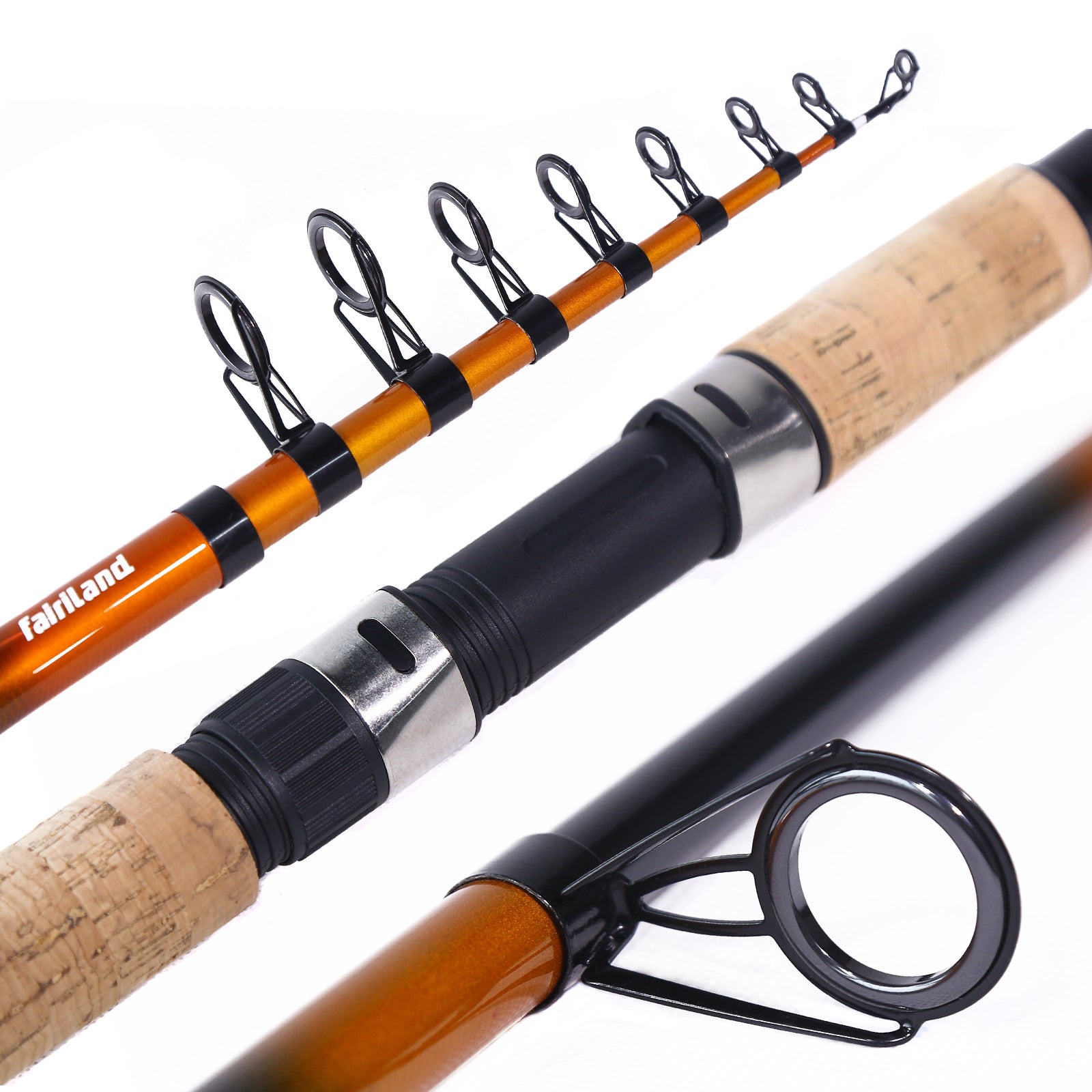 Fishing Fishing Pole 1.8 m Bait Spinning Cast Fishing Rod H/mh Powerweight  7-35G 2 Sections Carbon Fiber Trout Rod Fast Heavy Pole Telescopic Fishing