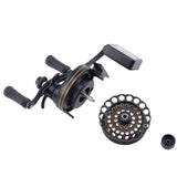 65mm 6BB 2.6:1 Full Metal Raft Fishing Reel Left/Right Hand with LCD Digital Display Line Counter