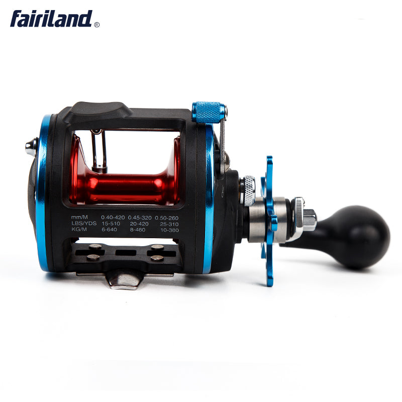 4BB 4.1:1 Trolling Reel RIGHT HAND Boat Fishing Reel Baitcasting Reel –  Fairiland Outdoor Technology