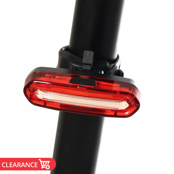 Bicycle Rear Light COB Beads USB Rechargeable 600mah Li battery Safety Warning Cycling Tail Light