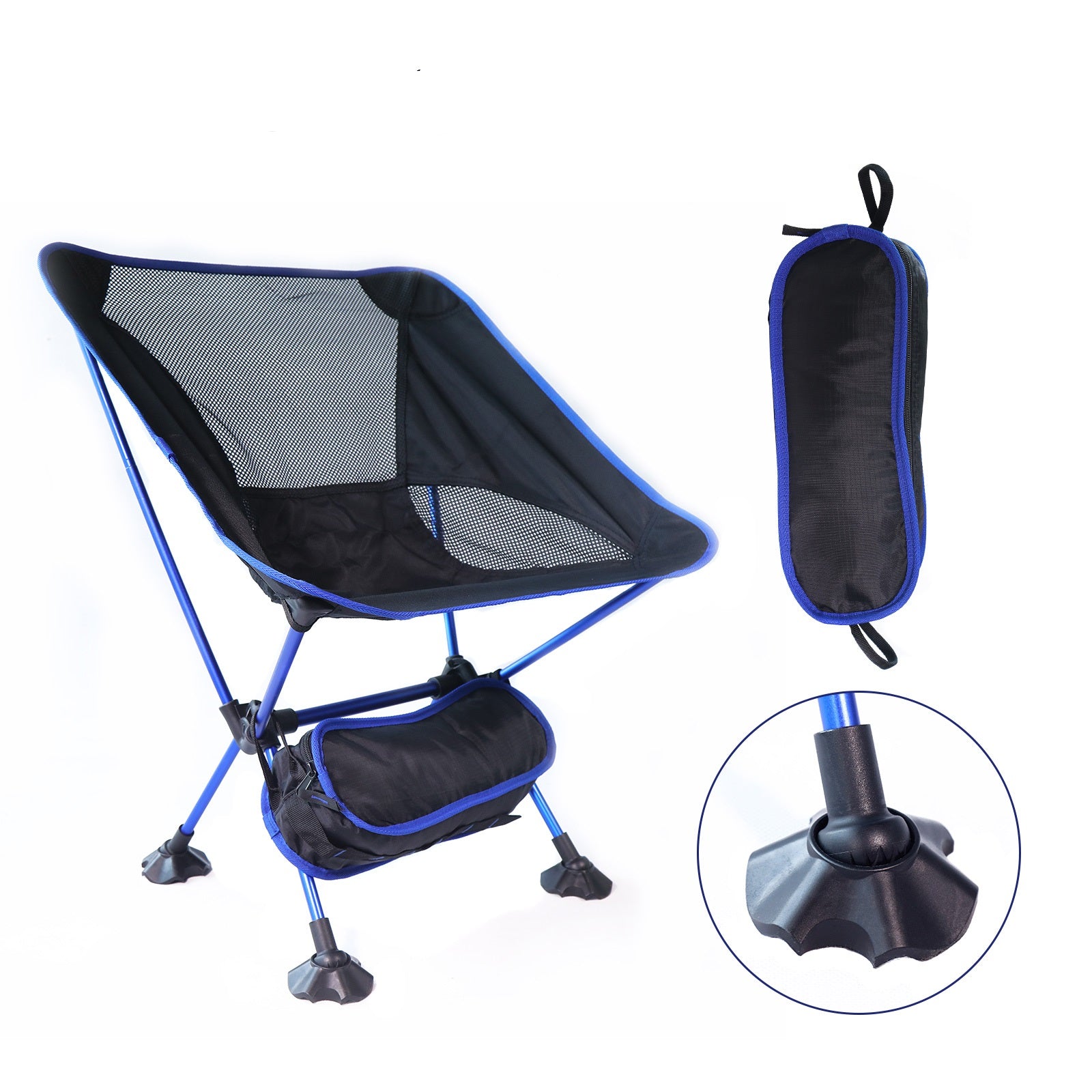 Foldable Fishing Chairs Bearing 330lb Weight w/ Stable Large Feet –  Fairiland Outdoor Technology