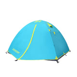 4 Person Family Travel Tent Anti Mosquito Camping Tent Sun Shelters Aluminum Pole Double Layer