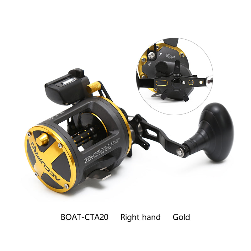 Drum Trolling Reel with Digital Counter LEFT/RIGHT HAND 12-18Kg Drag P –  Fairiland Outdoor Technology