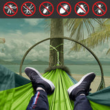 1-2 Person Camping Mosquito Net Parachute Hammock Hanging Sleeping Bed