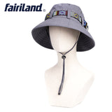 100% Cotton 3 Solid Colors Unisex Bucket Cap Foldable Wide Brim Sunscreen Hat for Men and Women