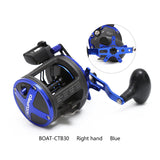 Drum Trolling Reel with Digital Counter LEFT/RIGHT HAND 12-18Kg Drag Power