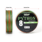 Fairiland 8 Strands Multicolor PE Line Wire 150m 0.8-6.0# 21-58Lb Multifilament Braided Fishing Line