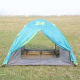 4 Person Family Travel Tent Anti Mosquito Camping Tent Sun Shelters Aluminum Pole Double Layer