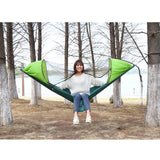 1-2 Person Camping Mosquito Net Parachute Hammock Hanging Sleeping Bed