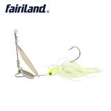 6pcs/Lot 18g/9.5cm Spinner Bait Metal Lure Hard Fishing Lures Artificial Spinnerbait Lead Head