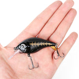 10pcs 6cm/11g Mini Minnow Fishing Lures 10 Colors with Lure Box