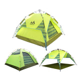 3-person Outdoor Instant Setup Tent Automatic Pop up Camping Tent UV Beach Sunshade Awning Tarp-USA