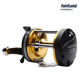 5BB 3.8:1 RIGHT Hand Drum Trolling Boat Fishing Reel Baitcasting Roller Round Saltwater Fishing Reel