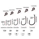 100pcs Carp Fishing TEFLON Coating Barbed Hooks TFSH-K Japan Brand Fishhook 2/4/6/8/10# w/ Hook Box