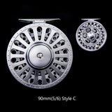 Full Aluminum Fly Reel 1/2 3/4 5/6 7/8 Large Arbor Fly Fishing Reel