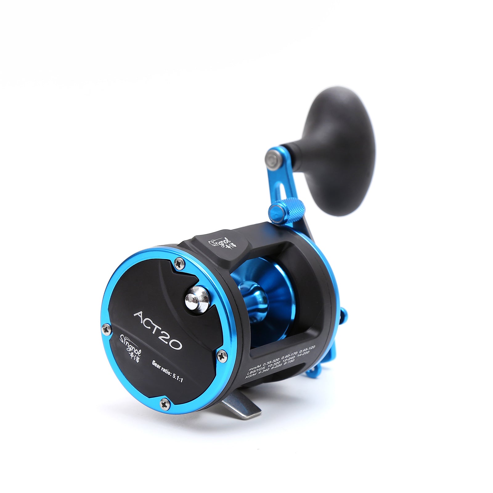 4BB 4.1:1 Trolling Reel RIGHT HAND Boat Fishing Reel Baitcasting Reel – Fairiland Outdoor Technology