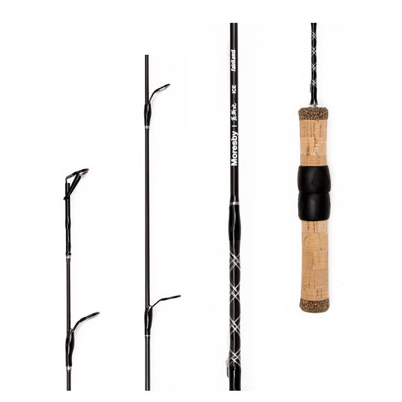 61cm/71cm Lightweight Ice Fishing Rod 1 Sec SOLID CARBON Fiber Winter Fishing Pole Fishing Tackle