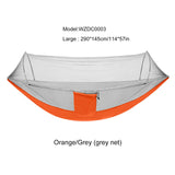 1-2 Person Camping Mosquito Net Parachute Hammock Hanging Sleeping Bed